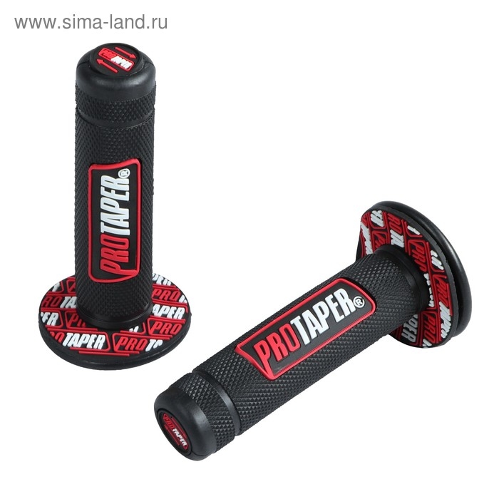 Грипсы для велосипеда, противоскользящие, красный, 24&times;120 мм, набор 2 шт
