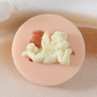 Молд силикон "Ангелочек" №4 4х3х0,8 см Молд силикон "Ангелочек" №4 4х3х0,8 см