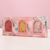 Подарочный набор косметики &laquo;Зимняя сказка&raquo;, соль для ванны, 3 х 100 г, Новый Год