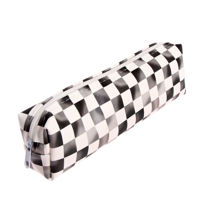 Пенал школьный на молнии Шахматка Пенал школьный на молнии Шахматка", МИКС