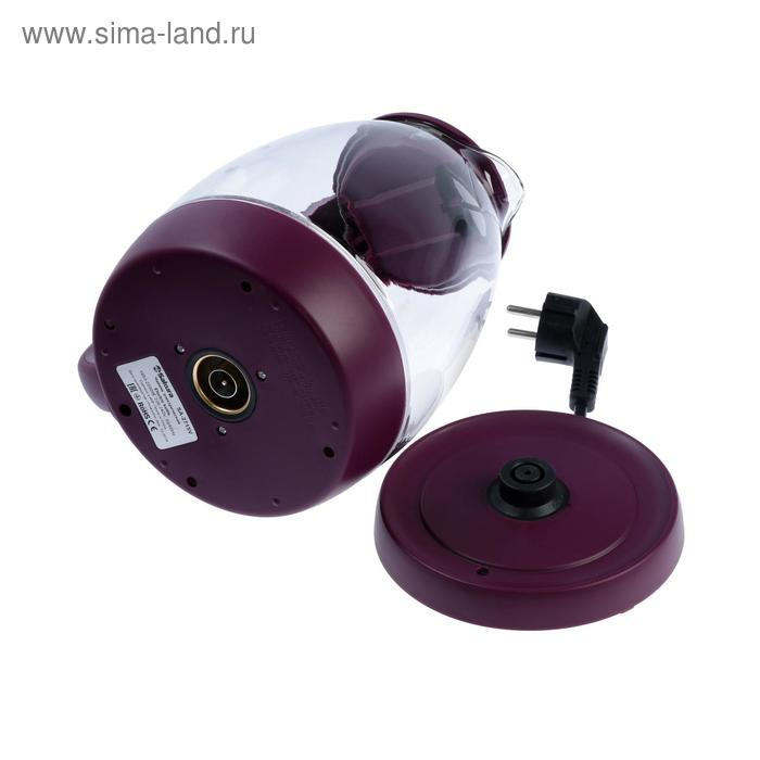 Чайник электрический Sakura SA-2715V, стекло, 1.7 л, 2200 Вт, пурпурный Чайник электрический Sakura SA-2715V, стекло, 1.7 л, 2200 Вт, пурпурный