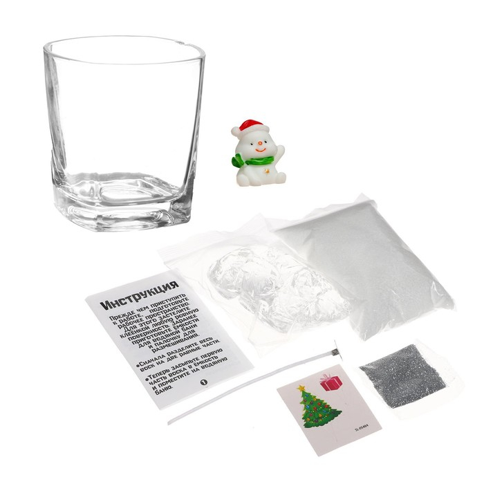 Набор для творчества &laquo;Делаем новогоднюю гелевую свечу: снеговик&raquo;