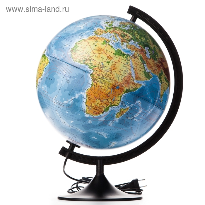 Глoбус физико-политический «Классик», диаметр 320 мм, с подсветкой Глoбус физико-политический «Классик», диаметр 320 мм, с подсветкой