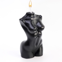 Свеча фигурная "Женский силуэт", 10 см, черная Свеча фигурная "Женский силуэт", 10 см, черная