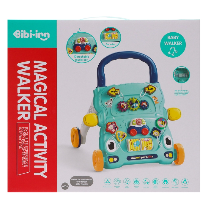 Каталка-ходунки «Машинка», световые, звуковые эффекты Каталка-ходунки «Машинка», световые, звуковые эффекты