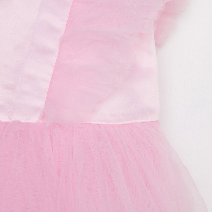 Платье нарядное детское KAFTAN, р. 32 (110-116 см), розовый