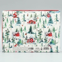 Коробка подарочная новогодняя складная &laquo;С Новым годом!&raquo;, 21 х 15 х 7 см, Новый год