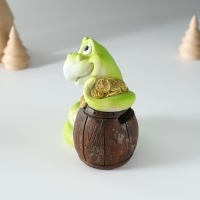 Копилка полистоун "Змейка с богатствами" МИКС 8,5х6х10,5 см Копилка полистоун "Змейка с богатствами" МИКС 8,5х6х10,5 см