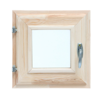 Окно, 30&times;30см, двойное стекло ХВОЯ