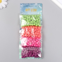 Набор бусины для творчества дерево "Неоновый яркий" d-0,8 см, 4 цвета х 15 гр Набор бусины для творчества дерево "Неоновый яркий" d-0,8 см, 4 цвета х 15 гр