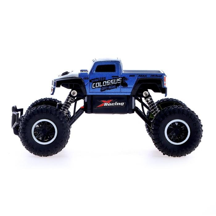 Джип радиоуправляемый &laquo;Пикап&raquo;, работает от аккумулятора, цвет синий