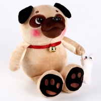 Мягкая игрушка &laquo;Боня&raquo;, с косточкой, 25 см