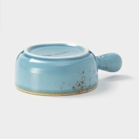 Кокотница фарфоровая Magistro «Церера», 100 мл, d=7,5 см, цвет голубой Кокотница фарфоровая Magistro «Церера», 100 мл, d=7,5 см, цвет голубой