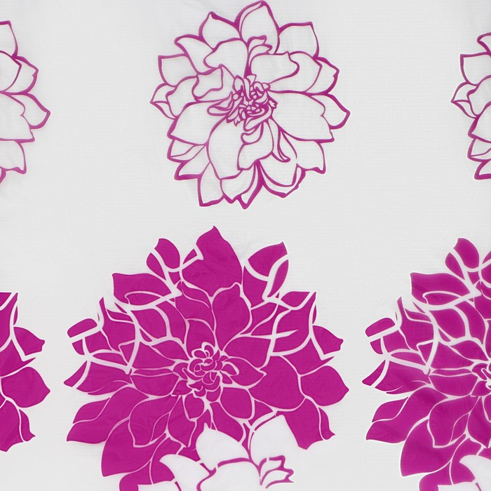 Штора для ванной комнаты Доляна &laquo;Пионы&raquo;, 180&times;180 см, PEVA