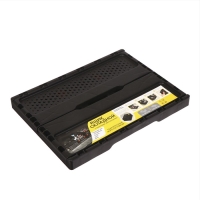 Ящик складной, пластиковый, 40 &times; 30 &times; 17 см, чёрный