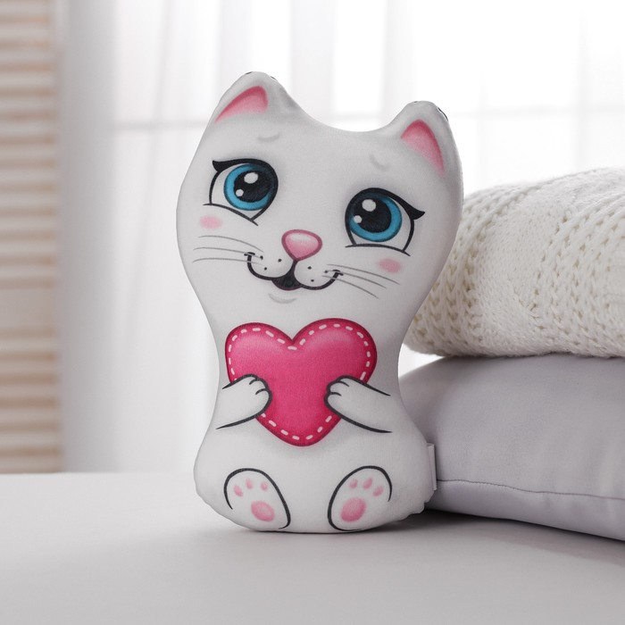 Игрушка-антистресс &laquo;Кошечка с сердечком&raquo;