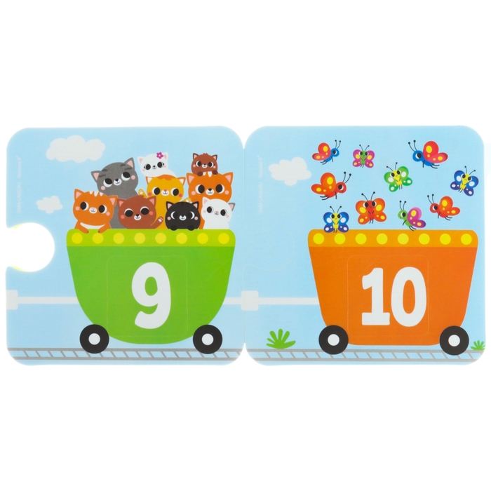 Мягкий пазл для малышей «Счёт и цвет», 20 деталей, Крошка Я Мягкий пазл для малышей «Счёт и цвет», 20 деталей, Крошка Я