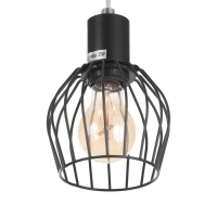 Светильник подвесной "Лофт" 1х25Вт Е27 Чёрный 12х116х11