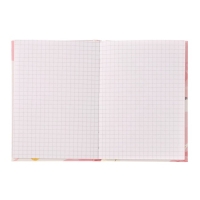 Блокнот А6, 64 листа в клетку "Модница", твёрдая обложка, глянцевая ламинация, блок офсет