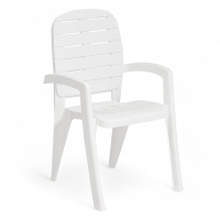 Набор садовой мебели "Прованс": стол квадратный 80 х 80 см + 4 кресла, белый