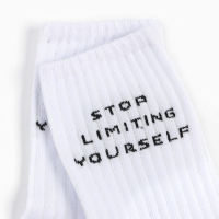 Носки мужские MINAKU "Stop" цвет белый, р-р 43-45 (29 см)