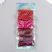 Набор бусины для творчества дерево "Вино" d-0,8 см, 4 цвета х 15 гр Набор бусины для творчества дерево "Вино" d-0,8 см, 4 цвета х 15 гр