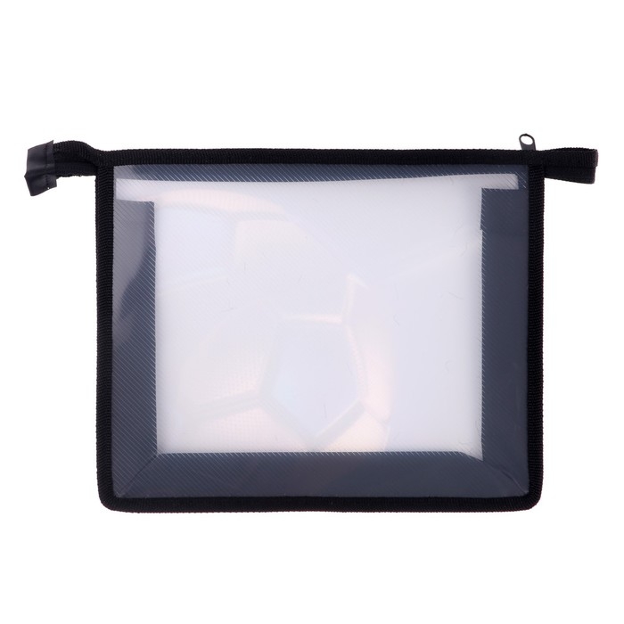 Папка для тетрадей А5, 190 х 230 х 50 мм, молния сверху, пластиковая, Calligrata "Мяч"