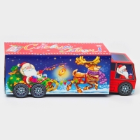 Новый год. Подарочная коробка Новогодняя Фура "Праздничный путь" с анимацией 36 х 11,5 х 11 см. Новый год. Подарочная коробка Новогодняя Фура "Праздничный путь" с анимацией 36 х 11,5 х 11 см.