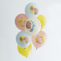 Шар латексный 12" &laquo;Капибары Малыши&raquo;, набор 25 шт., МИКС