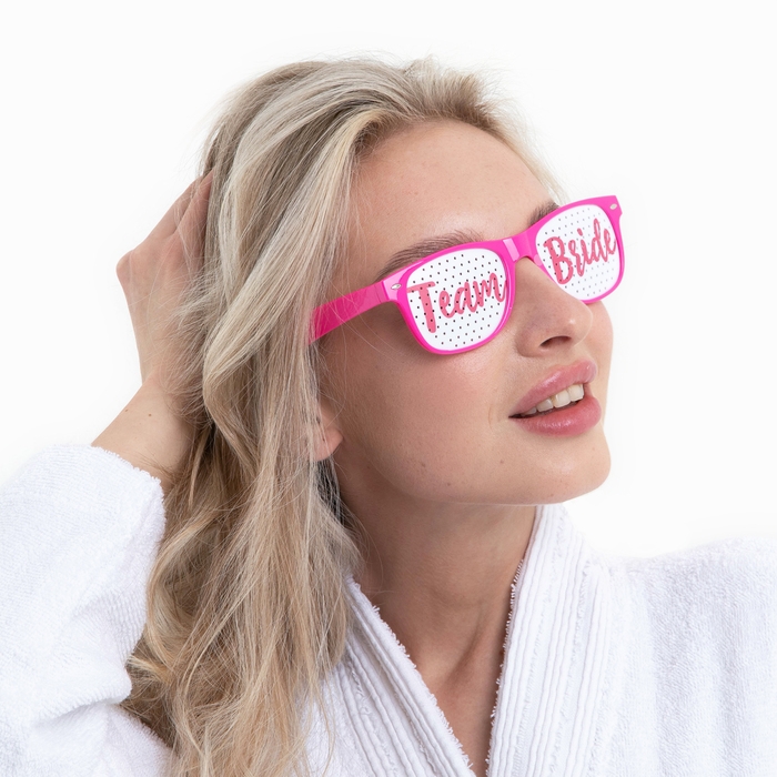Очки для девичника Team bride, карнавальный аксессуар