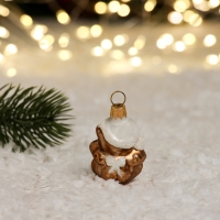 Елочное украшение "Медвежонок с сердечком", мини серия "ВС", в подарочной упаковке, h-5 Елочное украшение "Медвежонок с сердечком", мини серия "ВС", в подарочной упаковке, h-5