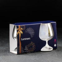 Набор стеклянных бокалов для коньяка &laquo;Золотистый хамелеон&raquo;, 400 мл, 2 шт