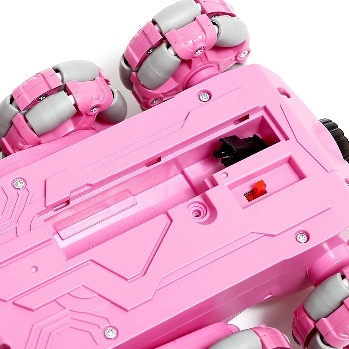 Машина радиоуправляемая &laquo;Трюковая&raquo;, с аккумулятором, дым, цвет розовый