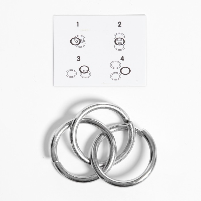 Головоломка &laquo;Прокачай мозги&raquo; металл, МИКС