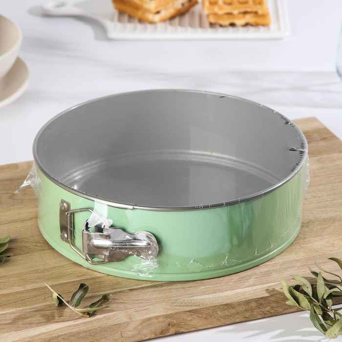 Форма для выпечки и выкладки с регулировкой размера «Никис», d=22 см, h=7.5 см, антипригарное покрытие, цвет МИКС Форма для выпечки и выкладки с регулировкой размера «Никис», d=22 см, h=7.5 см, антипригарное покрытие, цвет МИКС