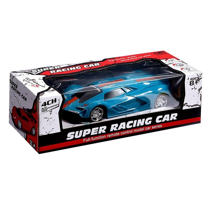 Машина радиоуправляемая &laquo;Купе&raquo;, работает от аккумулятора, цвет синий