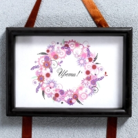 Фоторамка тройная на тесьме L-4 10х15 см венге (пластиковый экран) Фоторамка тройная на тесьме L-4 10х15 см венге (пластиковый экран)