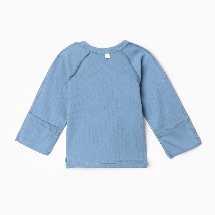 Распашонка, цвет синий, рост 56 см