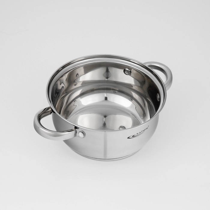 Набор кастрюль &laquo;Гретта&raquo;, 2 предмета: 2,2; 4,2 л, капсульное дно, индукция