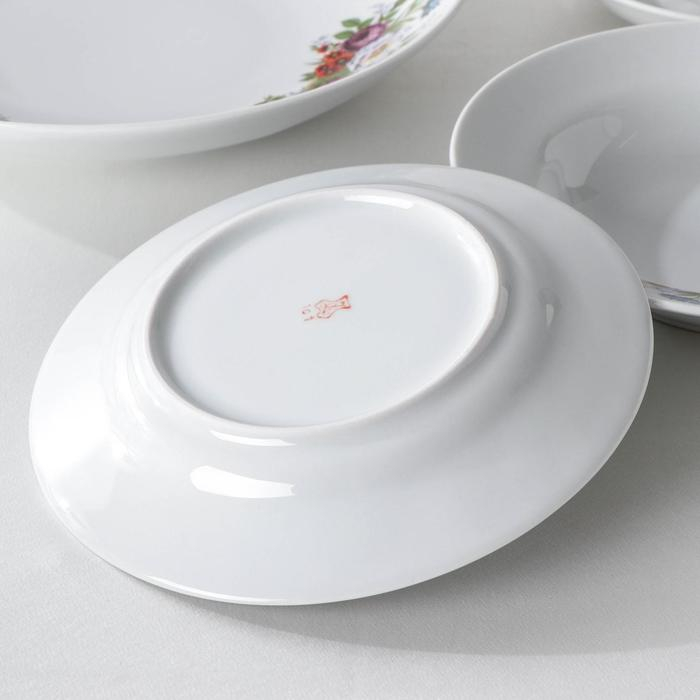 Набор столовой посуды «Букет цветов», 34 предмета Набор столовой посуды «Букет цветов», 34 предмета