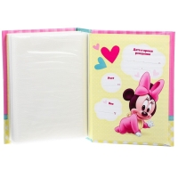 Фотоальбом на 100 фото в твёрдой обложке "Наша малышка", Минни Маус Фотоальбом на 100 фото в твёрдой обложке "Наша малышка", Минни Маус