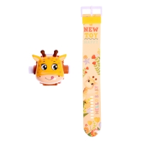 Часы-проектор &laquo;Жирафик&raquo;, свет