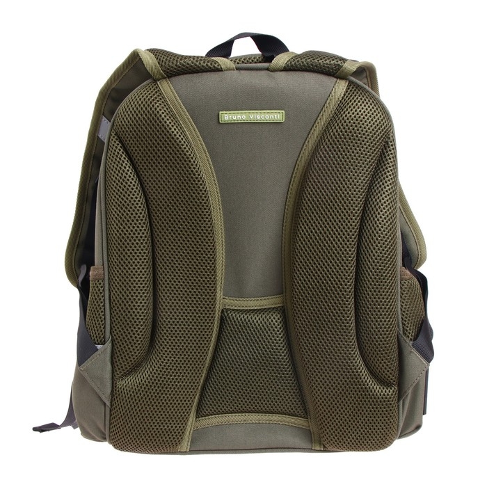Рюкзак каркасный 38 х 30 х 20 см, + пенал, Bruno Visconti Рюкзак каркасный 38 х 30 х 20 см, + пенал, Bruno Visconti "МИЛИТАРИ AIR FORCE"