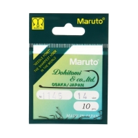 Крючки Maruto 1145, цвет ВN, № 14, 10 шт. Крючки Maruto 1145, цвет ВN, № 14, 10 шт.