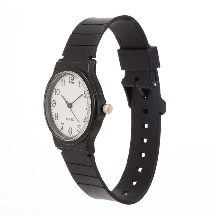 Часы наручные мужские, d-3.6 см, черные Часы наручные мужские, d-3.6 см, черные