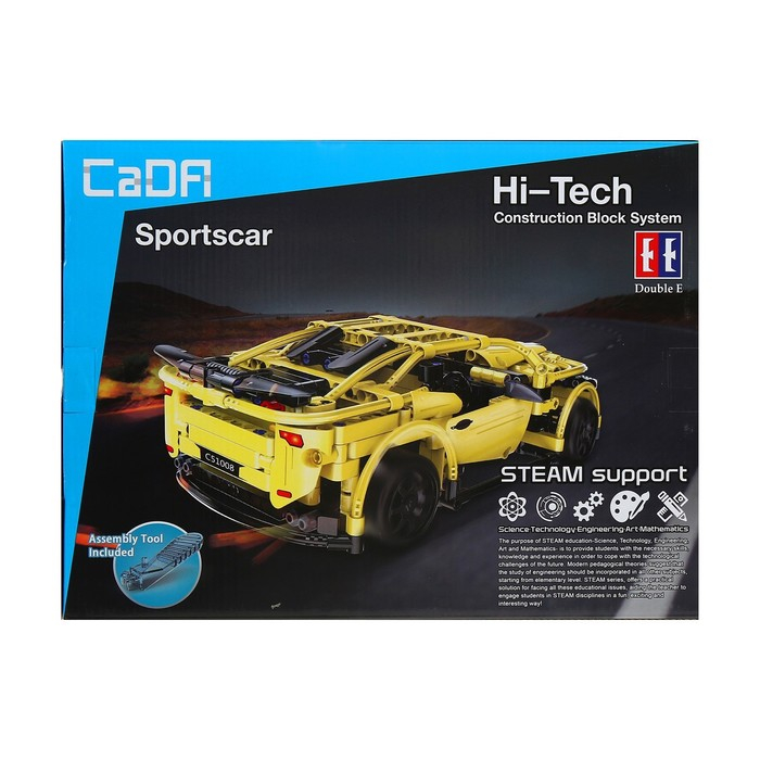 Конструктор радиоуправляемый &laquo;Тачка&raquo;, с аккумулятором, 419 деталей