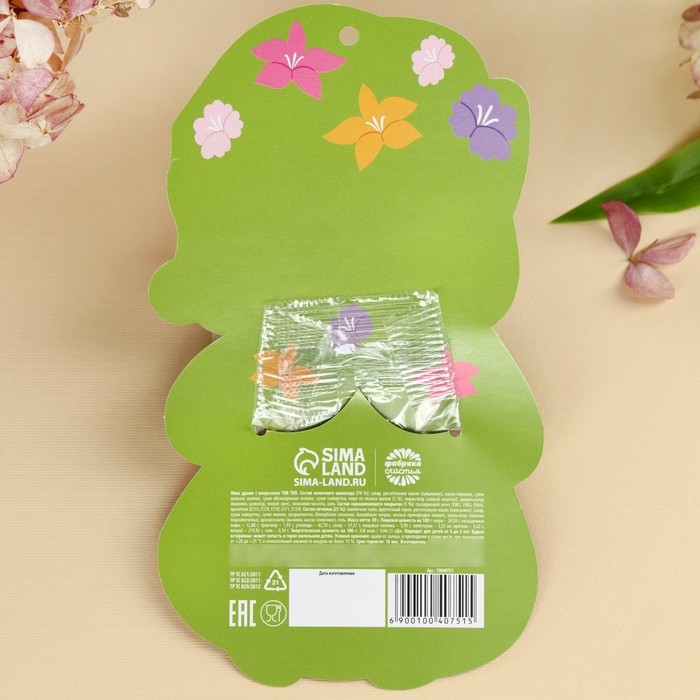 Шоколад с печеньем на открытке &laquo;Самой чудесной&raquo;, 30 г.