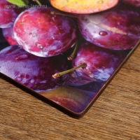 Доска разделочная "Сочная слива"  27х18 см