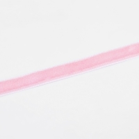 Лента бархатная, 6 мм, 18 &plusmn; 1 м, цвет розовый №08