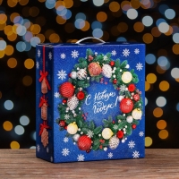 Новый год. Подарочная коробка "Новогодний декор" , 28,5 х 14 х 33 см. Новый год. Подарочная коробка "Новогодний декор" , 28,5 х 14 х 33 см.